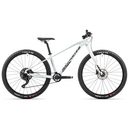Biciclete Copii - Bicicleta Rock Machine Thunder 27 HD LTD 27.5" Gloss Polar White/Black 13.5" - (XS)