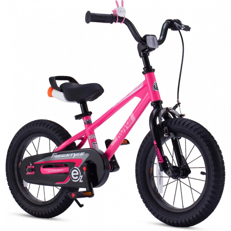 Biciclete Copii - Bicicleta Royal Baby EZ Freestyle, 16 inch, Roz