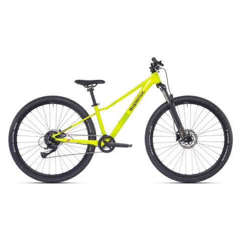 Biciclete Mountainbike - Bicicleta Superior RACER 27, roti 27.5", Matte Radioactive Yellow 15.5" - (S)