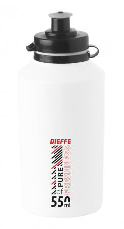 Accesorii - Bidon Dieffe Di-Clip 500ml Alb/Negru/Rosu