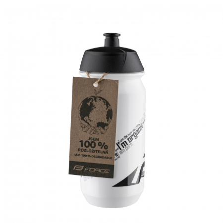 Bidon Force Bio 0.5l alb/negru [1]