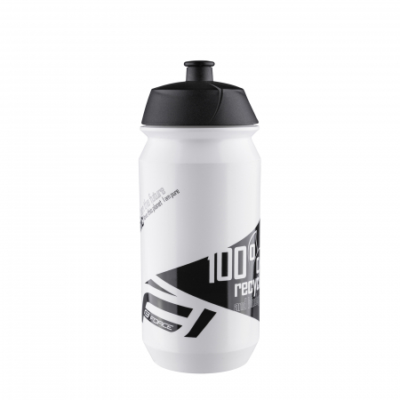 Bidon Force Bio 0.5l alb/negru [0]
