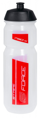 Bidon apa Force Stripe 0.75l transparent/negru [1]