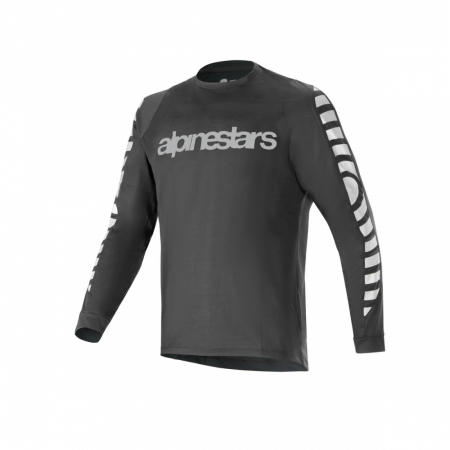 Tricouri cu maneca lunga - Bluza Alpinestars A-Dura Dri Oscar LS Jersey Black Reflective L