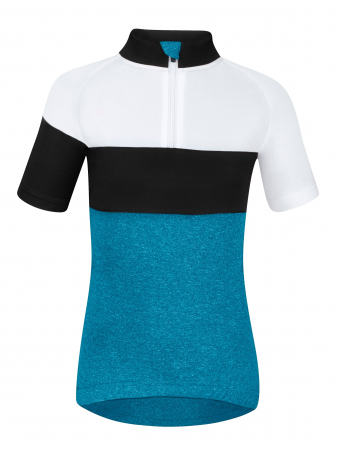 Tricouri si bluze ciclism - Bluza Copii Force Kid View Albastru/Alb/Negru 128-140 cm