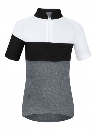 Tricouri si bluze ciclism - Bluza Copii Force Kid View Gri/Alb/Negru 128-140 cm