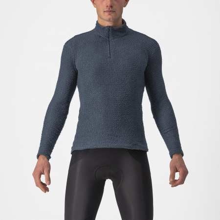 Tricouri cu maneca lunga - Bluza de corp Castelli Cold Days 2nd Layer, bleu prafuit, M