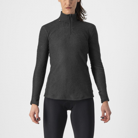 Bluze de corp - Bluza de corp Castelli Cold Days W 2nd Layer, de dama, negru, XS