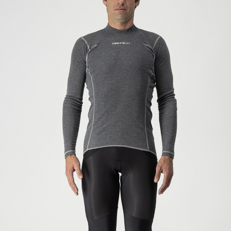 Bluze de corp - Bluza de corp Castelli Flanders Warm LS, gri, L