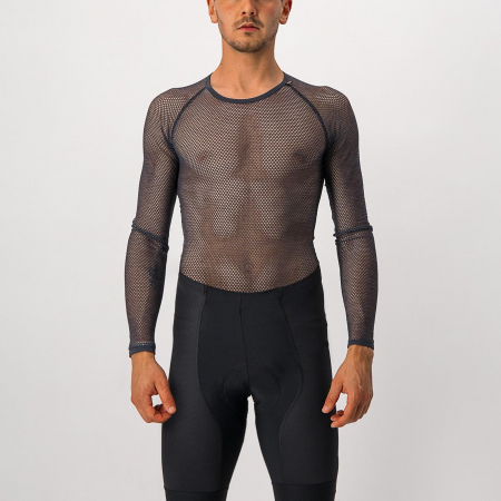 Bluze de corp - Bluza de corp Castelli Miracolo Wool LS, gri, XL