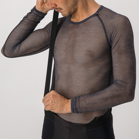 Bluza de corp Castelli Miracolo Wool LS, gri, M [5]