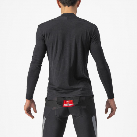 Bluza de corp cu maneca lunga Castelli Bandito Wool LS, Negru, S [1]