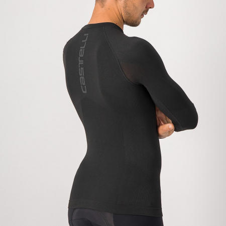 Bluza de corp cu maneca lunga Castelli Core Seamless LS, pt barbati, negru, S/M [3]