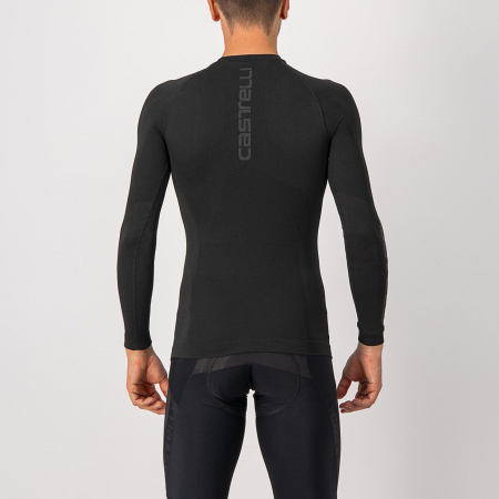 Bluza de corp cu maneca lunga Castelli Core Seamless LS, pt barbati, negru, S/M [1]