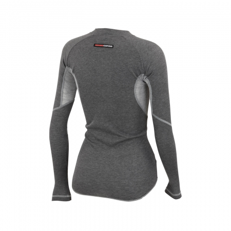 Bluza De Corp Cu Maneca Lunga Castelli Flanders Warm W LS, De Dama, Gri, XS [1]