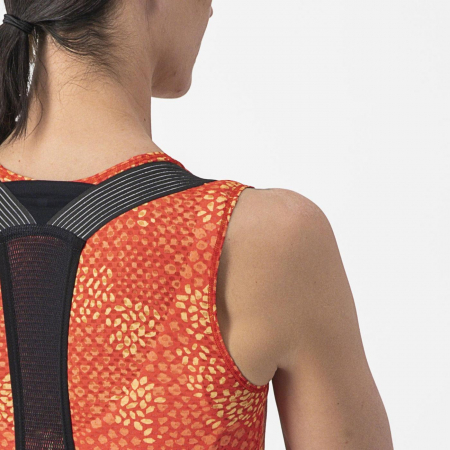 Bluza de corp fara maneci Castelli Pro Mesh 4 W SL, de dama, Portocaliu, S [5]