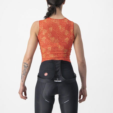 Bluza de corp fara maneci Castelli Pro Mesh 4 W SL, de dama, Portocaliu, S [1]