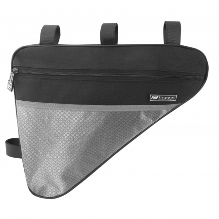 Genti bicicleta - Borseta Cadru Force Large Eco negru/gri