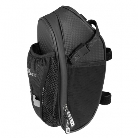 Accesorii - Borseta Sa Force Fuse cu compartiment plasa pentru bidon, neagra