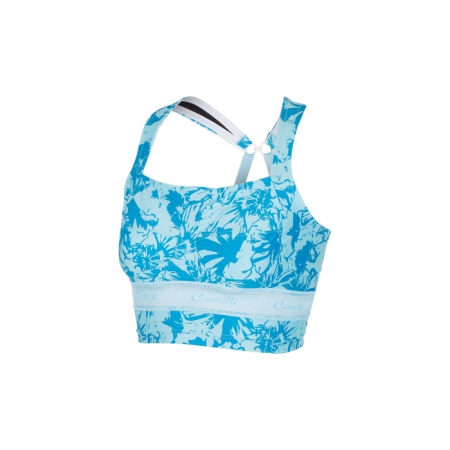 Tricouri si bluze de dama - Bustiera Castelli Bellissima Bra, de dama, Bleu, XS