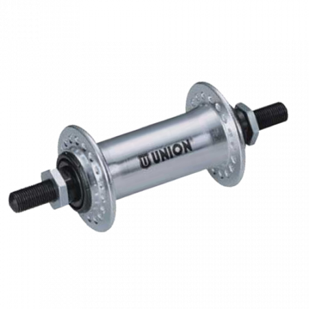 Butuci roti - Butuc fata Union 512 aluminiu 36h,100-140 mm, argintiu