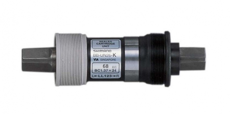 Piese biciclete - Butuc pedalier Shimano BB-UN26, ax patrat, BSA, 68-117mm