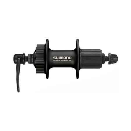 Piese biciclete - Butuc spate Shimano Deore FH-M525A-L, 8/9/10/11, disc 6 suruburi, 32H, Negru