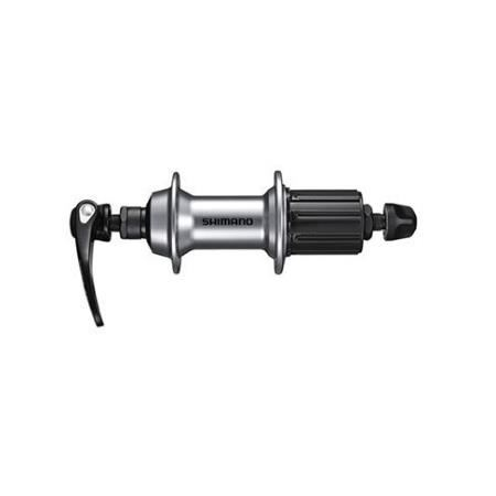 Butuci roti - Butuc Spate Shimano Sora FH-RS300, 36H, 8/9/10 vit, OLD 130mm, ax 141mm, QR 163mm, Argintiu
