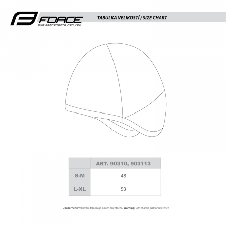 Caciula sub casca Force Freeze pentru iarna, neagra, S-M [2]