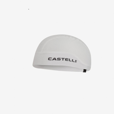 Imbracaminte ciclism - Caciulita Castelli Summer Skullcap, unisex, alb
