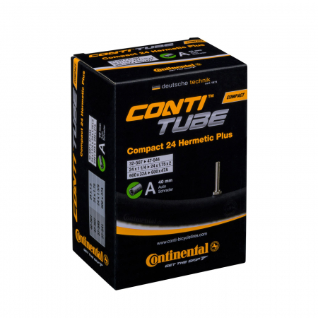 Piese biciclete - Camera Continental Compact 20 Wide Hermetic Plus, 50/62-406, 20x1.9-2.5, A40