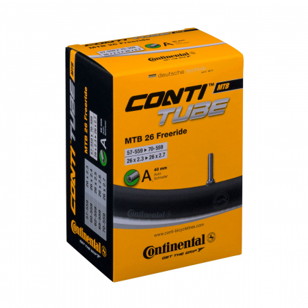 Piese biciclete - Camera Continental MTB 26 Freeride, 57/70-559, 26x2.3-2.7, A40