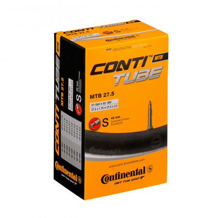 Piese biciclete - Camera Continental MTB 27.5, 47/62-584, 27.5x1.75-2.5, S42