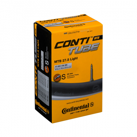 Piese biciclete - Camera Continental MTB 27.5 Light, 47/60-584, 26x1.75-2.4, S42