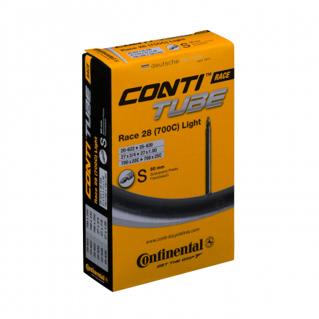 Piese biciclete - Camera Continental Race 28 Light, 20/25-622/630, 27x3/4-1.0, S80