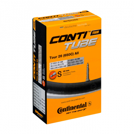 Piese biciclete - Camera Continental Tour 26 All, 37/47-559/590, 26x1.5-1.75, S42