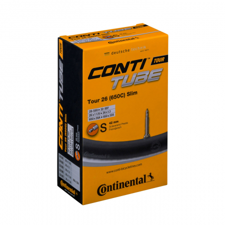 Piese biciclete - Camera Continental Tour 26 Slim, 28/32-559/597, 26x1 1/8-1.3, S42
