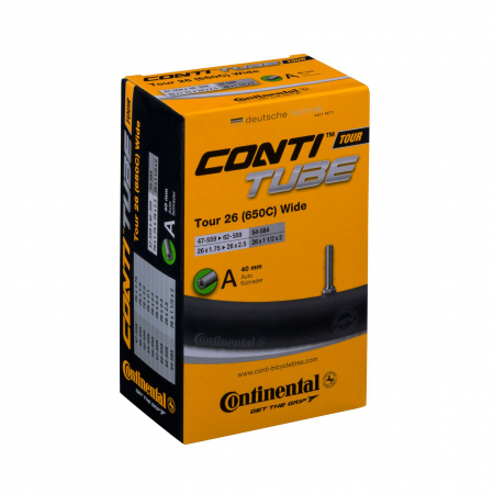 Piese biciclete - Camera Continental Tour 26 Wide, 47/62-559, 26x1.75-2.5, A40