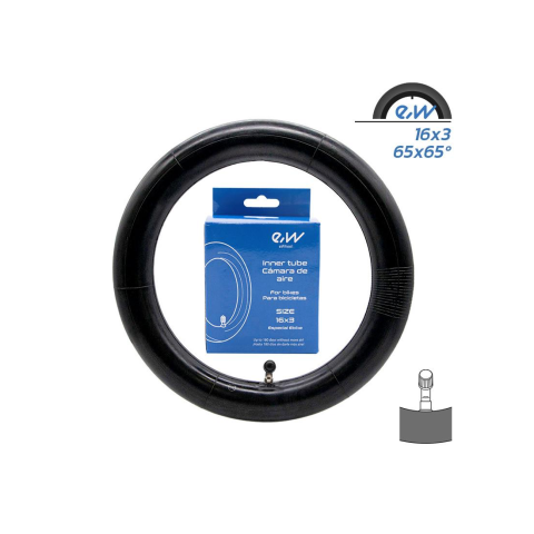 Camere trotinete electirce - Camera trotineta Ewheel VC 16x3 valva curbata 90x90 grade