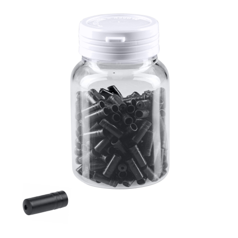 Cabluri, camasi, conducte - Capete camasa schimbator Force 4mm plastic, negre 200 bucati