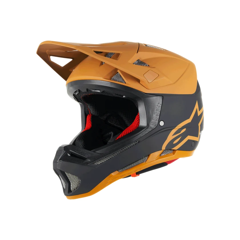 Casti bicicleta - Casca Alpinestars Missile Tech Racer Helmet Black Dark Gold Matt M