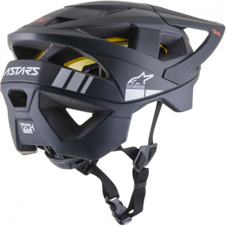 Casca Alpinestars Vector PRO A1 MIPS, Negru Lucios/Gri Mat, M, 55-59cm [1]