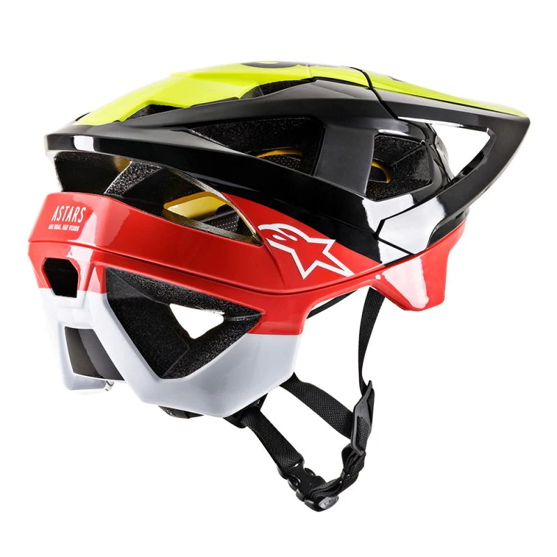 Casca Alpinestars Vector Tech Pilot Negru/Galben/Rosu S (51-55 cm) [1]