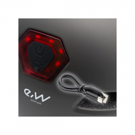 Casca cu lumina spate e.Wheel CP03, gri, L, 59-61cm [4]