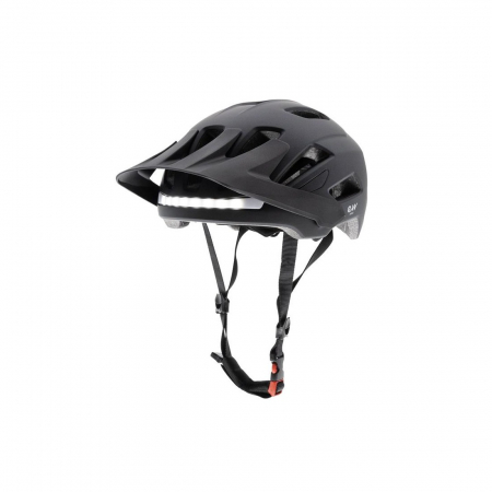 Echipament protectie - Casca cu lumini fata/spate si semnalizare e.Wheel CP04, negru, M, 55-58cm