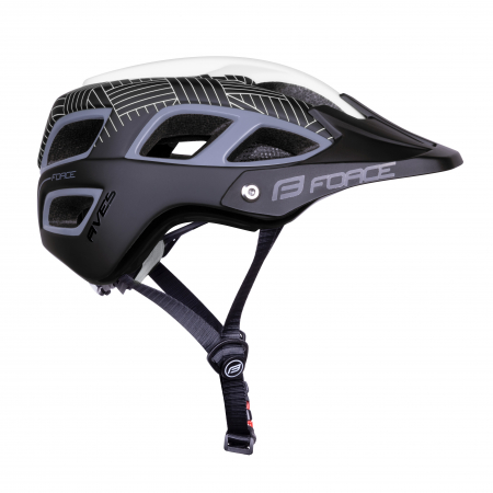 Casca Force Aves MTB E-bike, alb/negru mat L/XL [4]