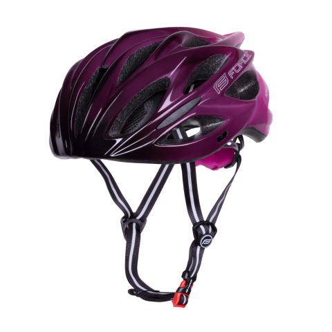 Casti bicicleta - Casca Force Bull Hue negru/roz L-XL (58-61 cm)