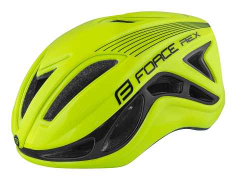 Casti bicicleta - Casca Force Rex fluo/negru L/XL