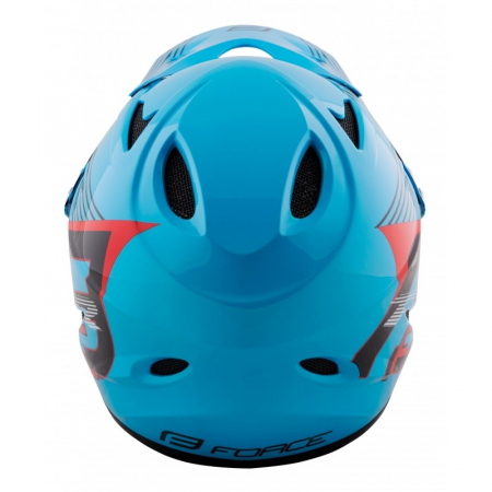 Casca Force Tiger downhill Negru/Albastru/Rosu L-XL [2]