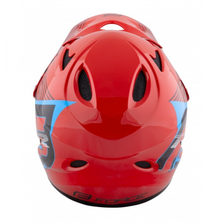Casca Force Tiger downhill Rosu/negru/Bleu L-XL [2]